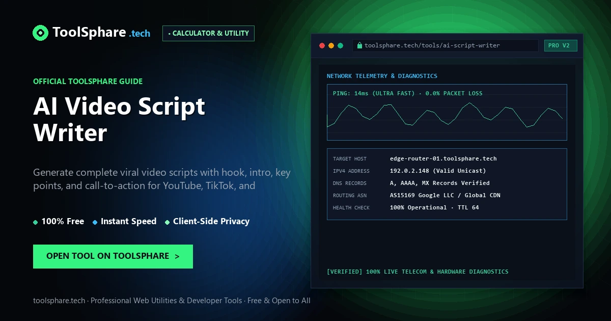 AI Video Script Writer: free online guide