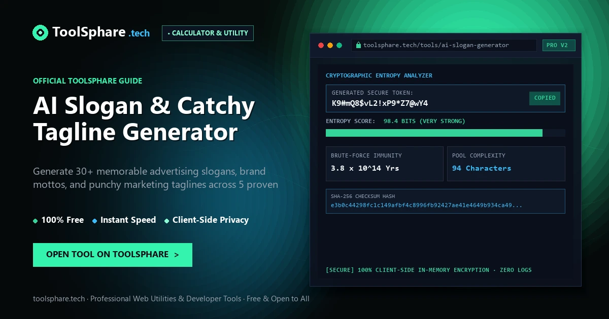 AI Slogan & Catchy Tagline Generator: free online guide
