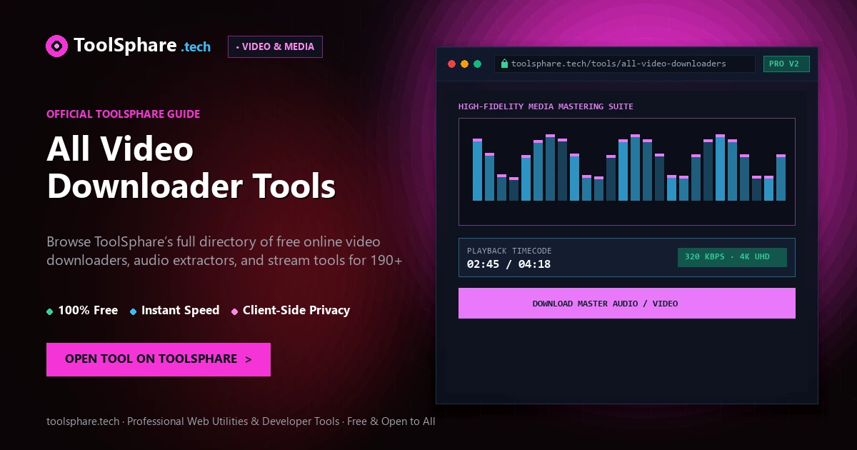 All Video Downloader Tools: free online guide