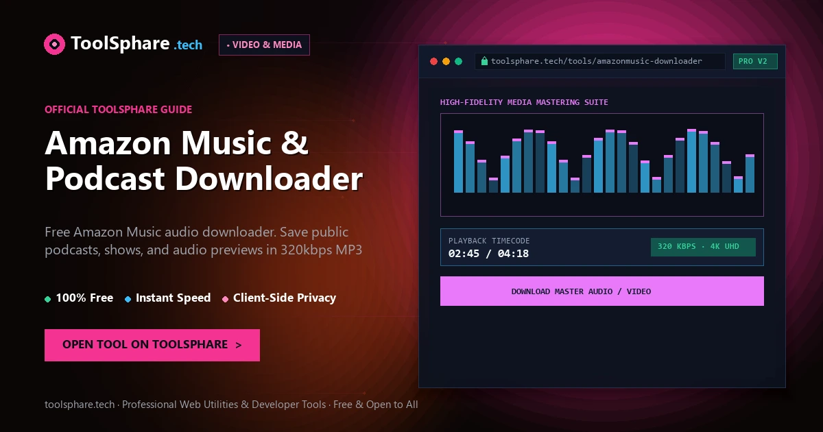 Amazon Music & Podcast Downloader: free online guide