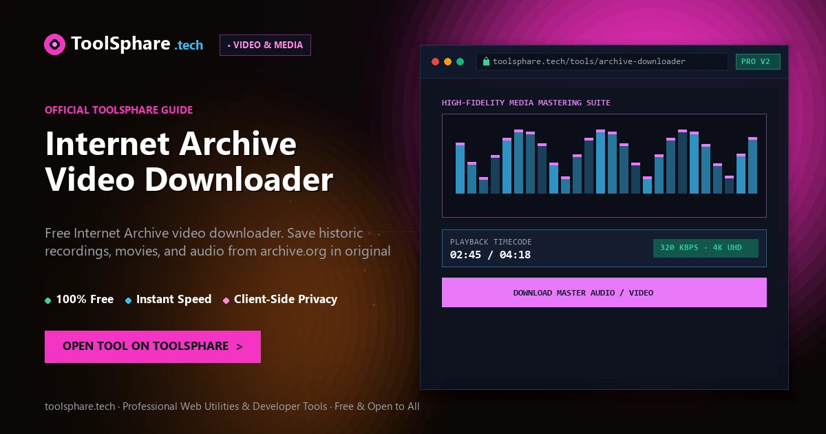 Internet Archive Video Downloader: free online guide