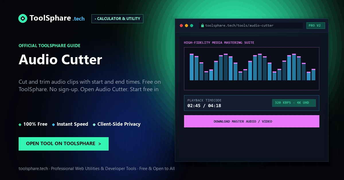 Audio Cutter: free online guide - ToolSphare Guide