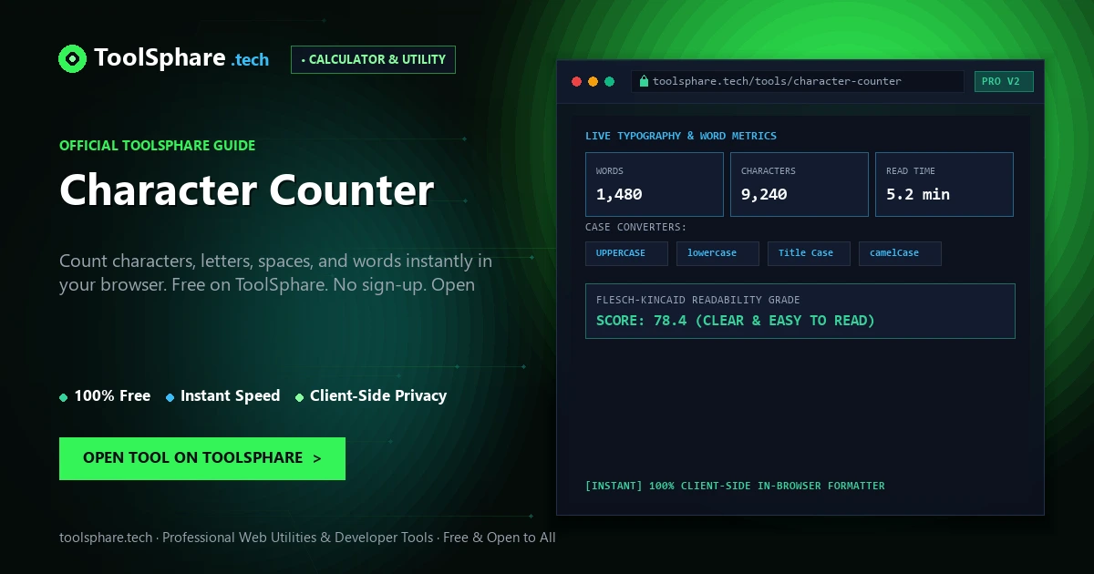 Character Counter: free online guide