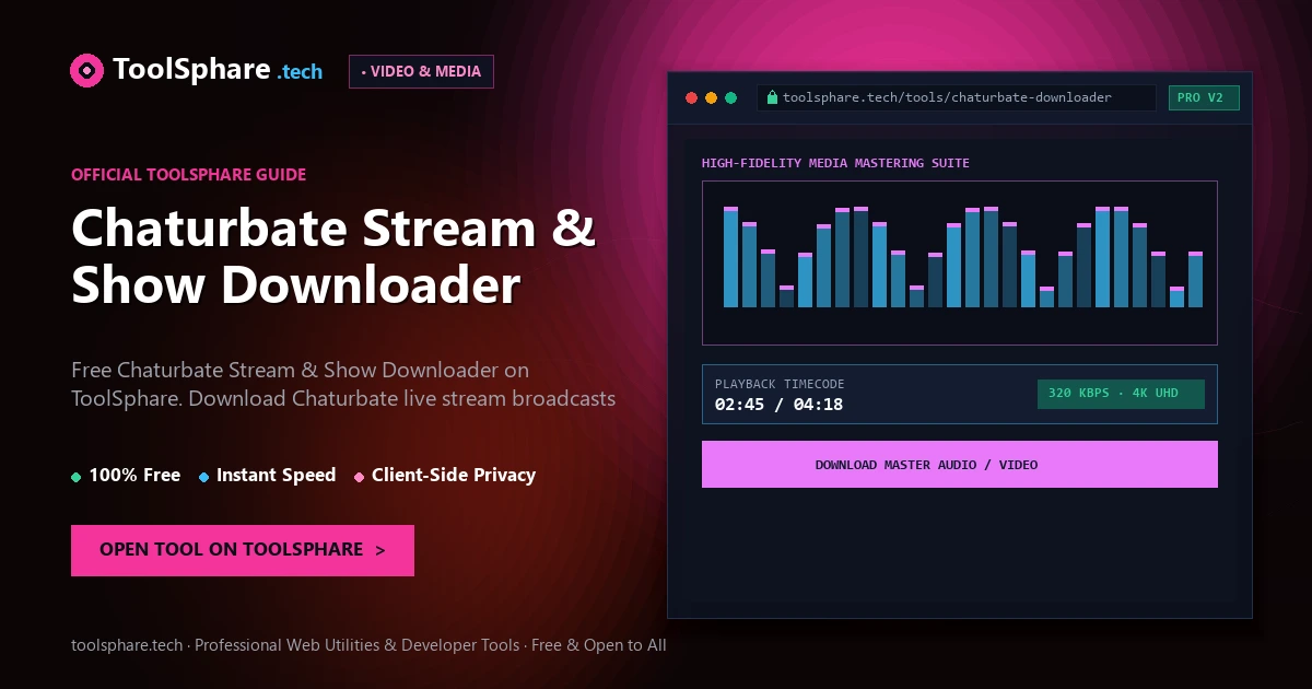 Chaturbate Stream & Show Downloader: free online guide