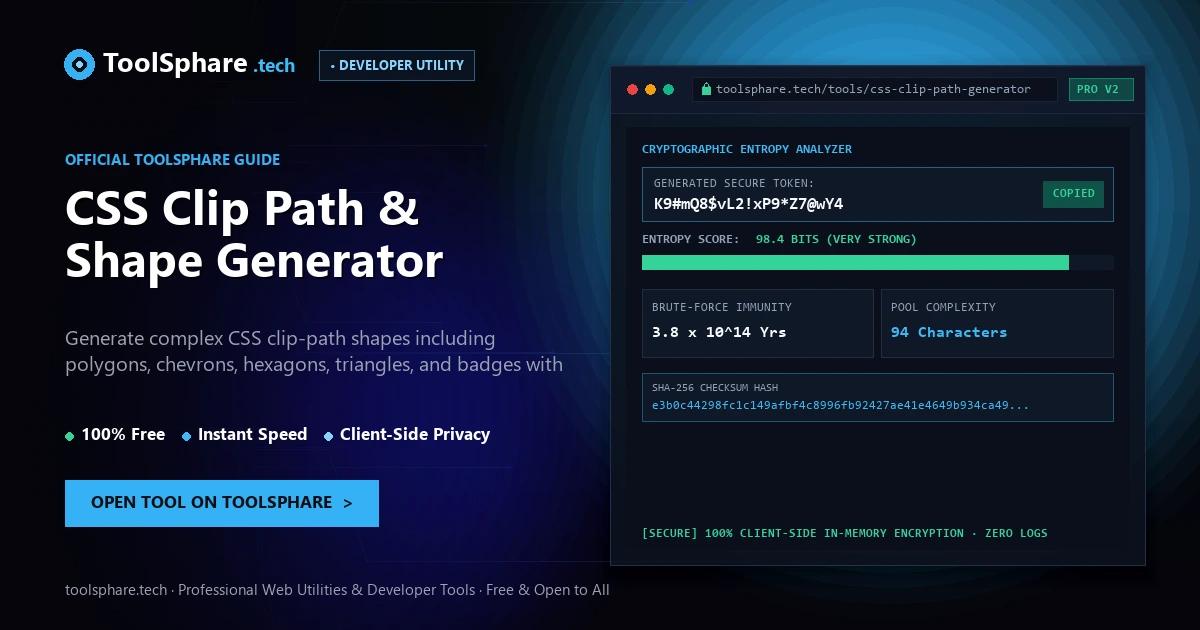 CSS Clip Path & Shape Generator: free online guide