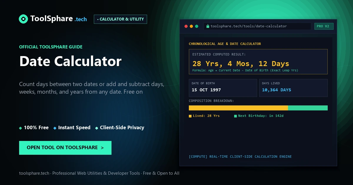 Date Calculator: free online guide