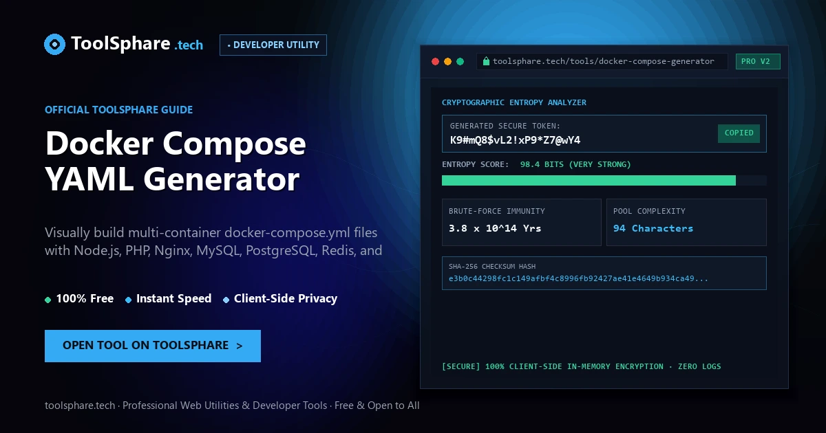 Docker Compose YAML Generator: free online guide