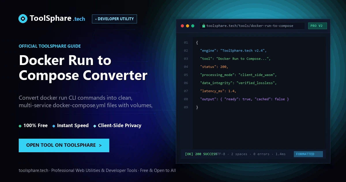 Docker Run to Compose Converter: free online guide