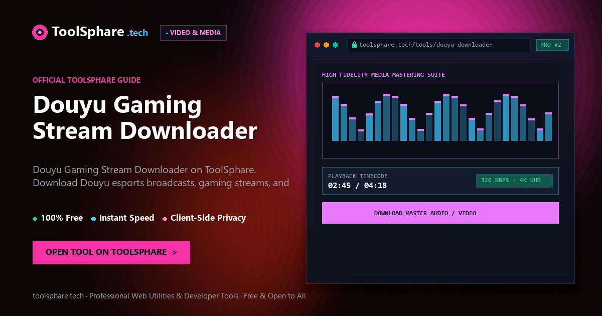 Douyu Gaming Stream Downloader: free online guide
