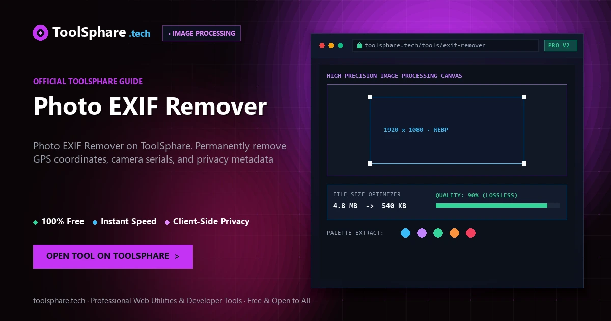Photo EXIF Remover: free online guide
