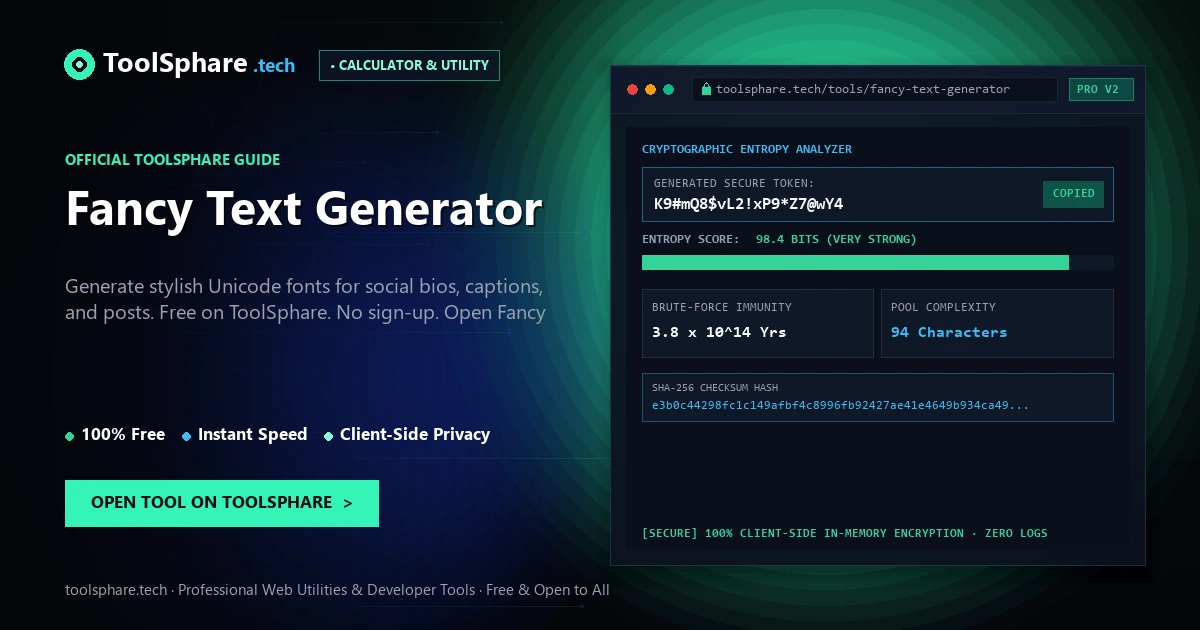Fancy Text Generator: free online guide
