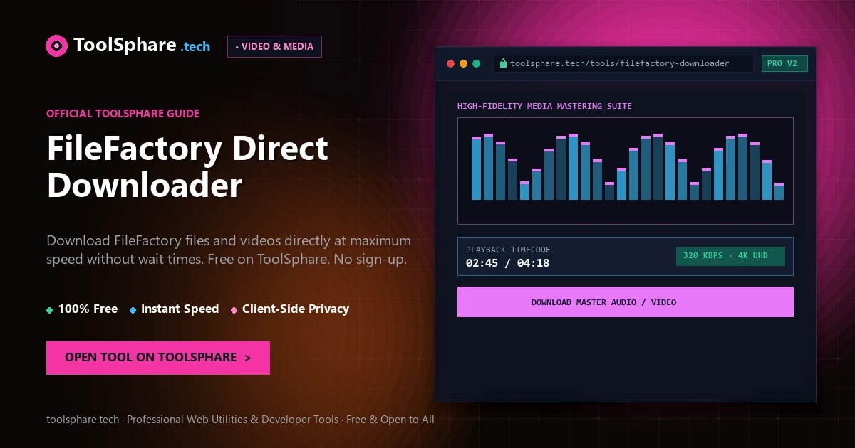 FileFactory Direct Downloader: free online guide
