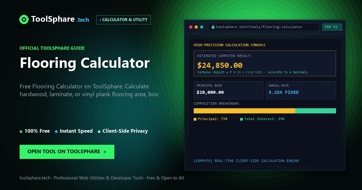Flooring Calculator: free online guide