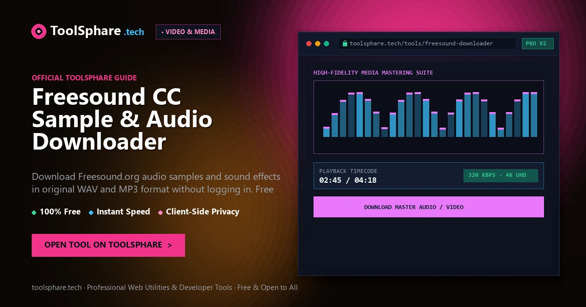 Freesound CC Sample & Audio Downloader: free online guide