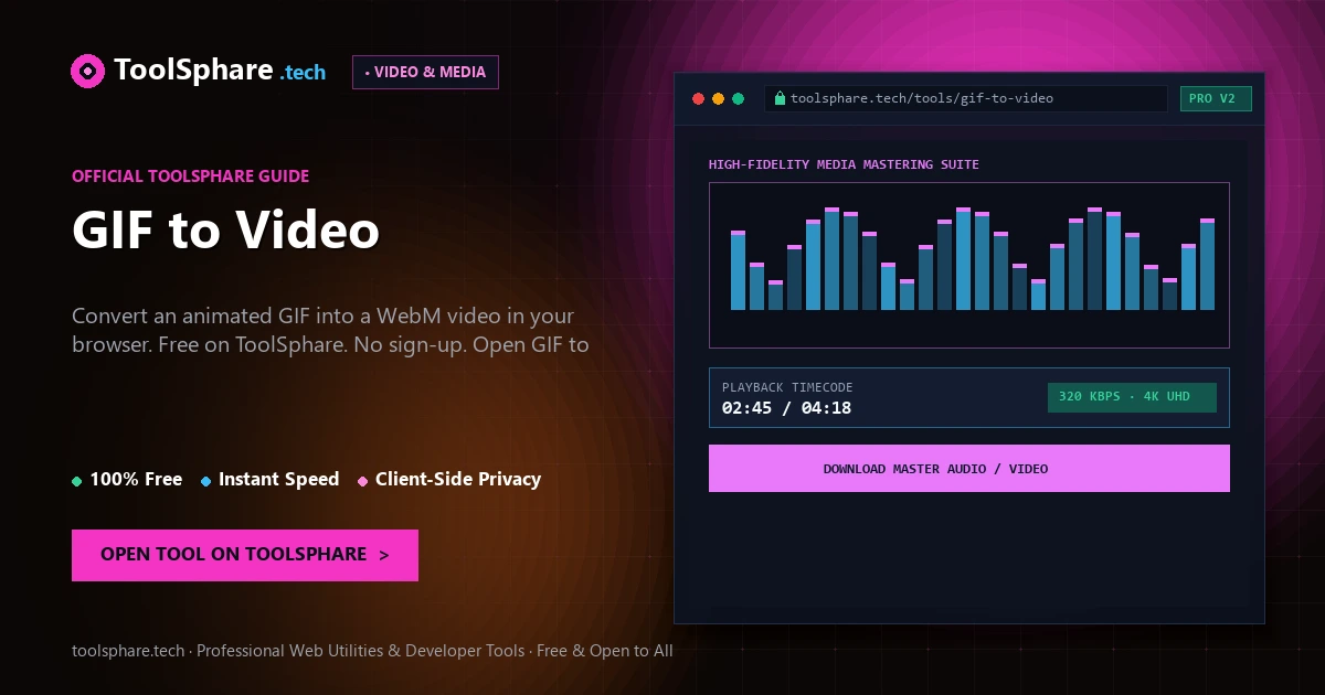 GIF to Video: free online guide - ToolSphare Guide