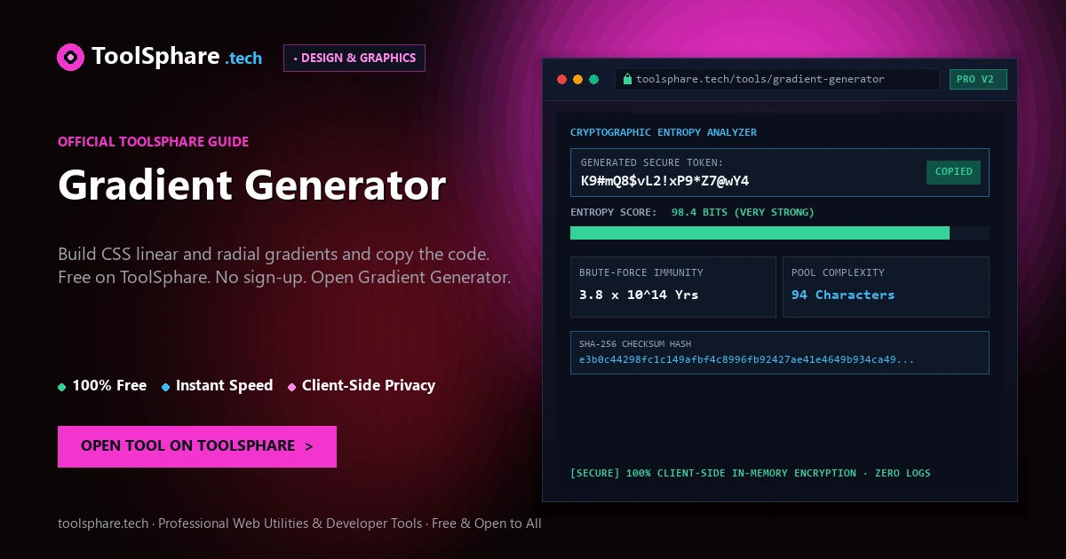 Gradient Generator: free online guide