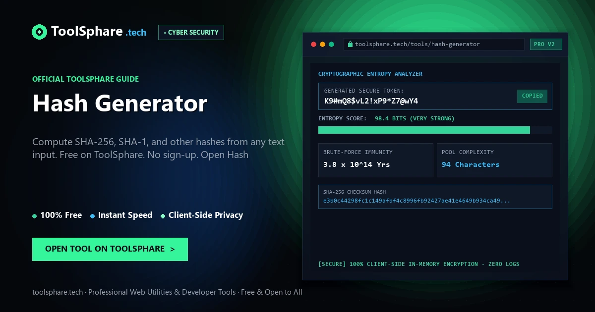 Hash Generator: free online guide