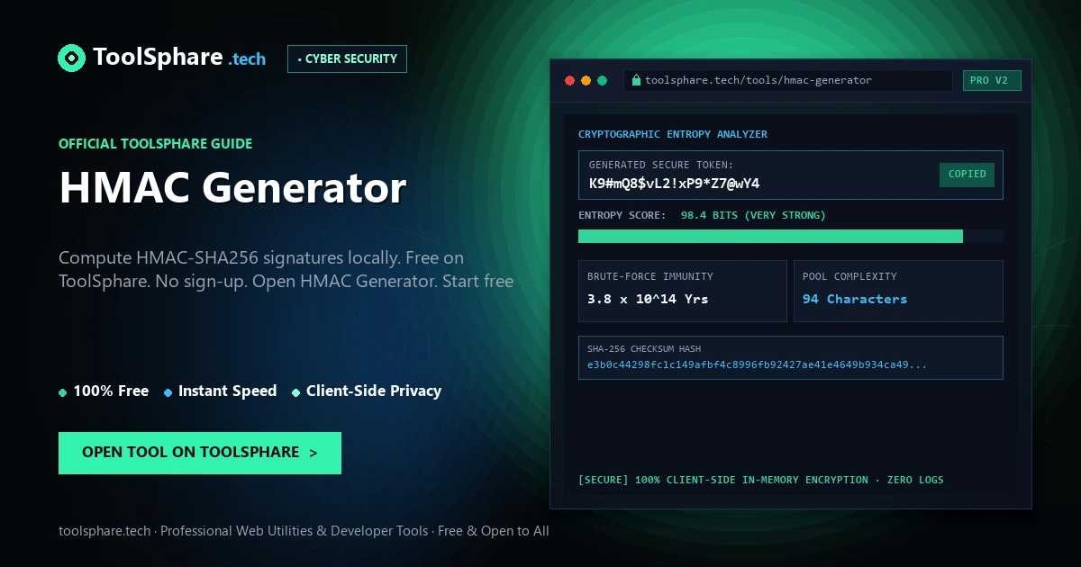 HMAC Generator: free online guide