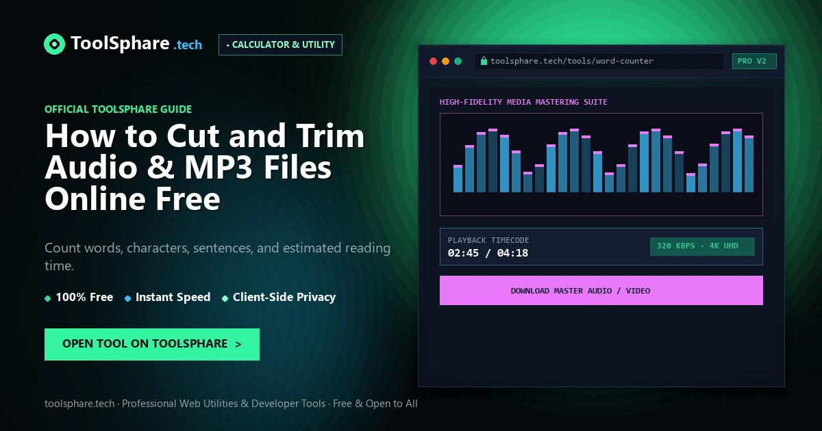 How to Cut and Trim Audio & MP3 Files Online Free
