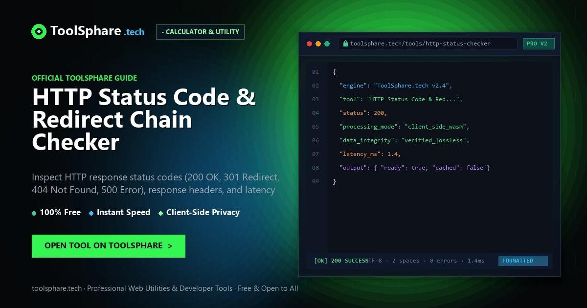 HTTP Status Code & Redirect Chain Checker: free online guide