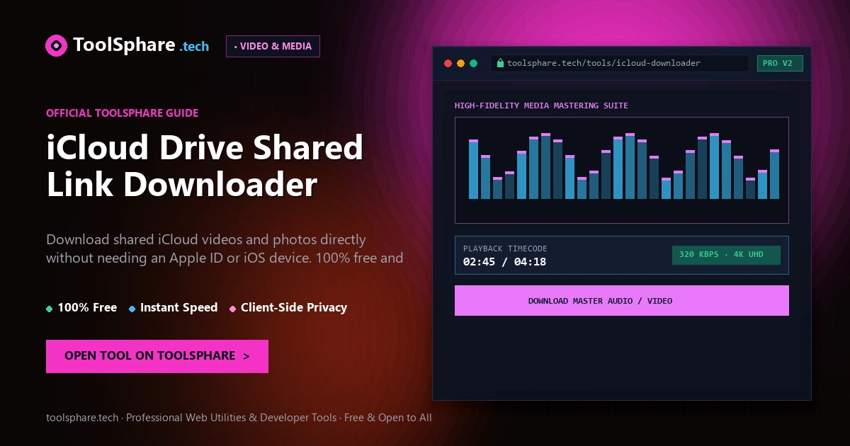 iCloud Drive Shared Link Downloader: free online guide