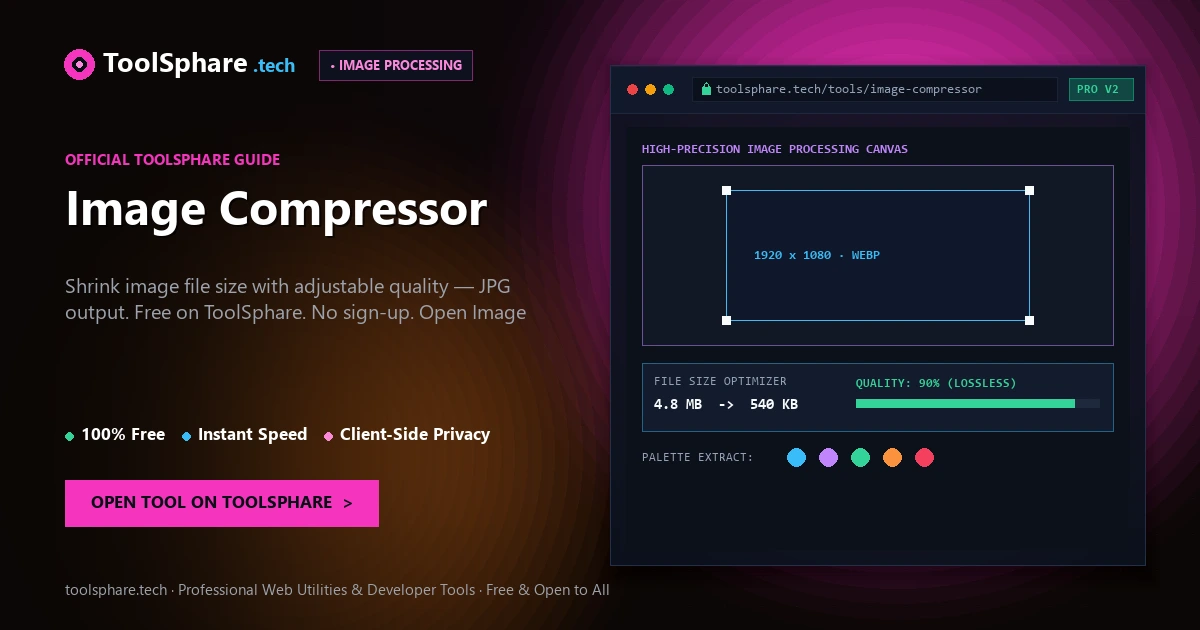 Image Compressor: free online guide - ToolSphare Guide