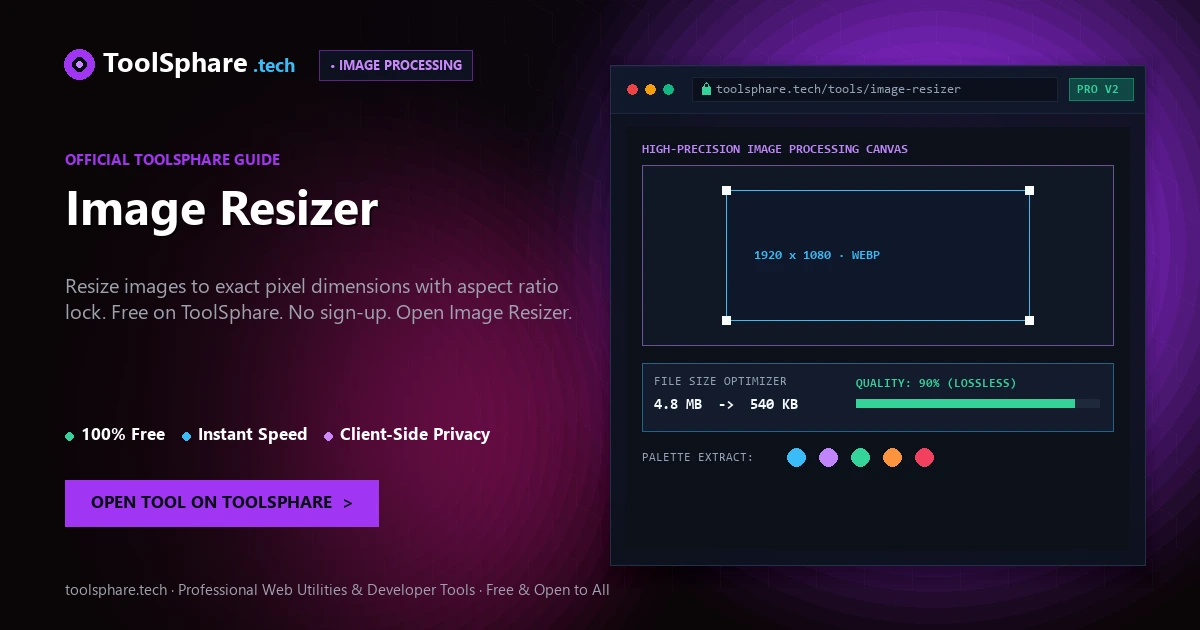 Image Resizer: free online guide - ToolSphare Guide