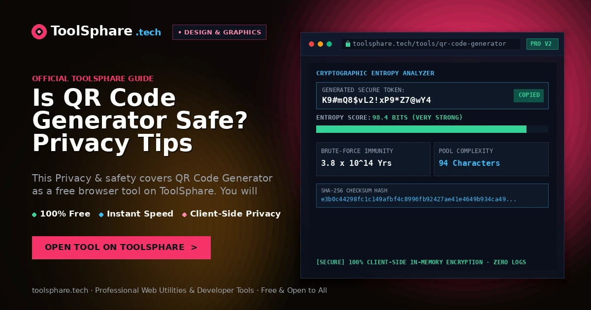 Is QR Code Generator Safe? Privacy Tips When Using Free Online Tools