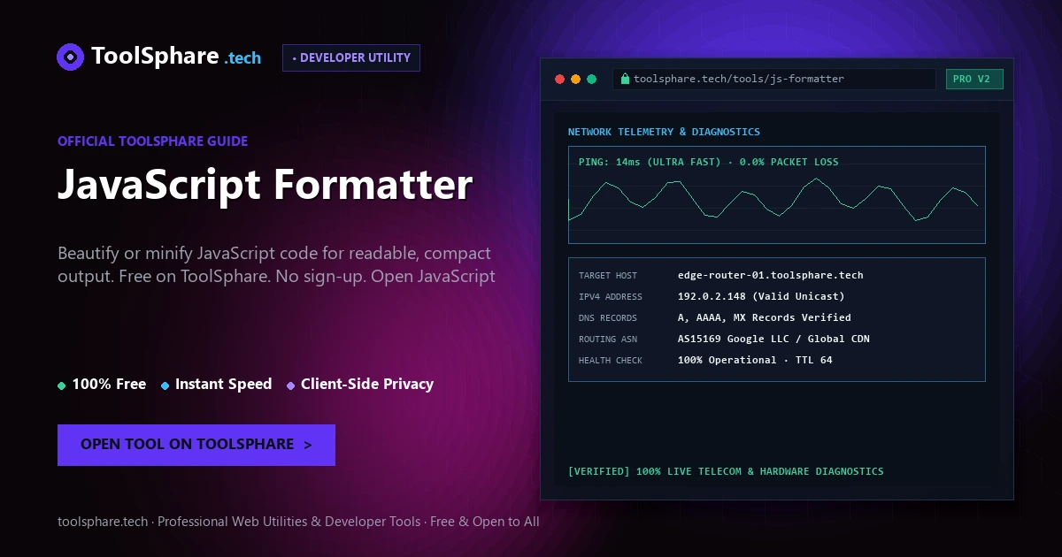 JavaScript Formatter: free online guide