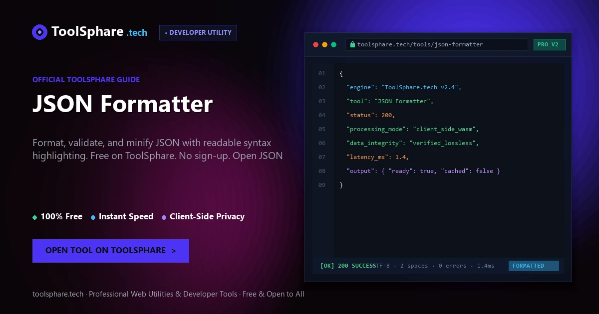 JSON Formatter: free online guide