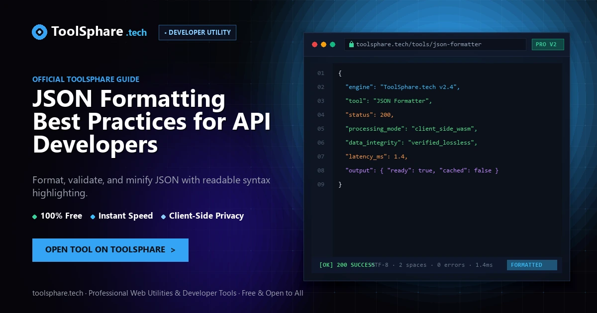 JSON Formatting Best Practices for API Developers