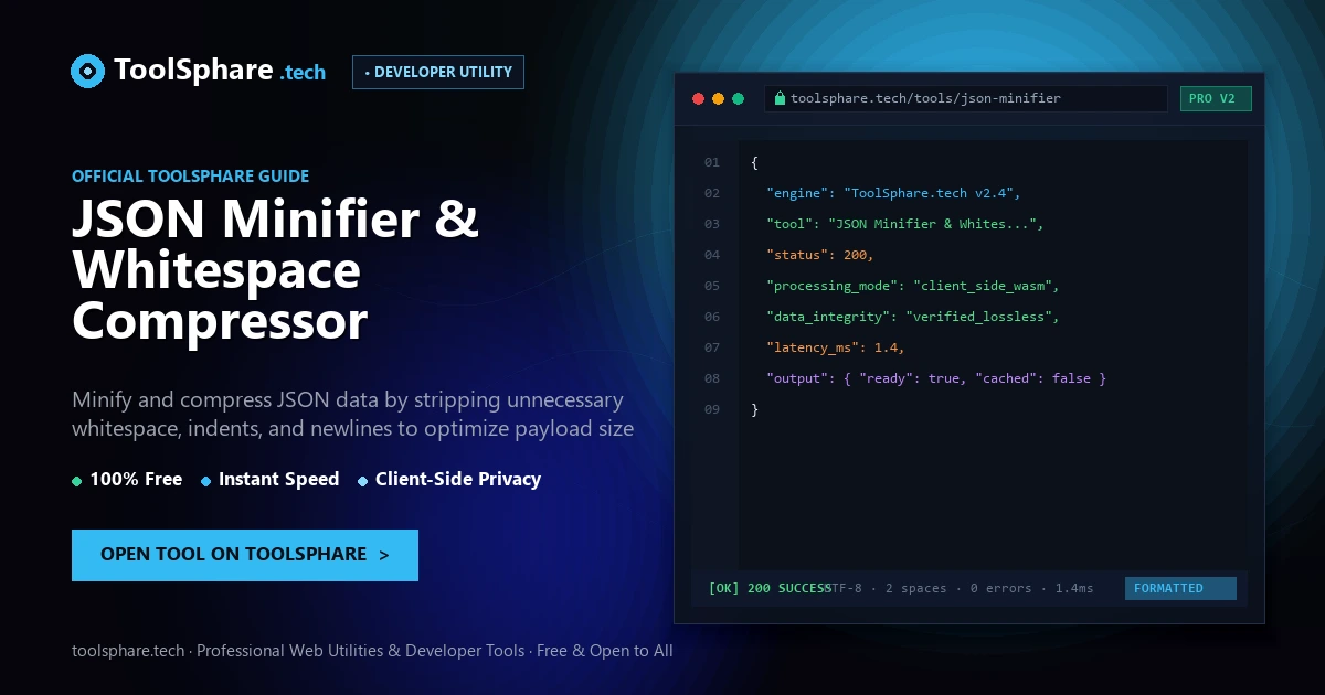 JSON Minifier & Whitespace Compressor: free online guide