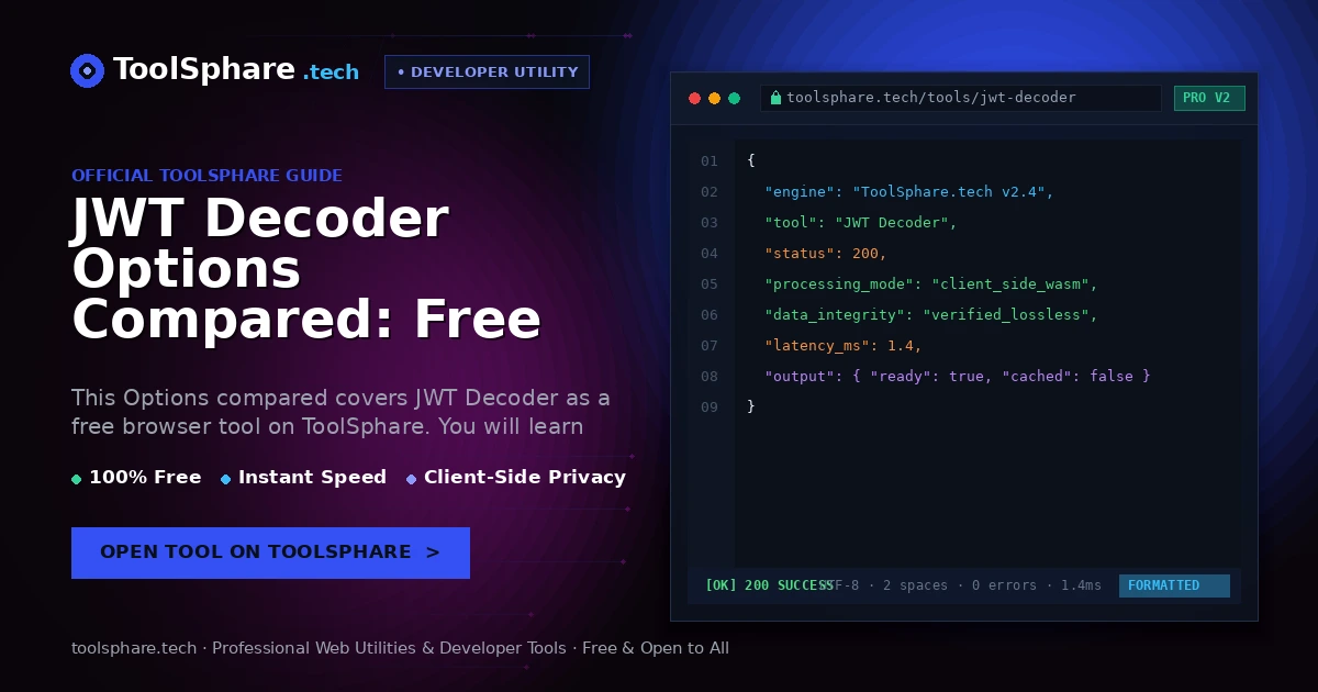 JWT Decoder Options Compared: Free Online vs Desktop vs Paid