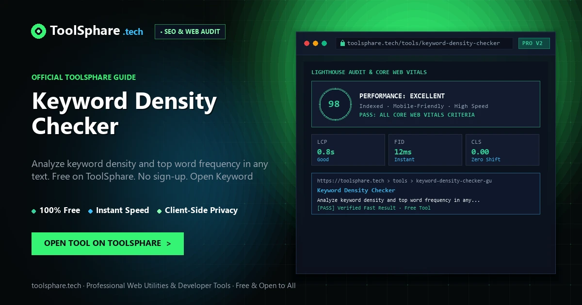 Keyword Density Checker: free online guide
