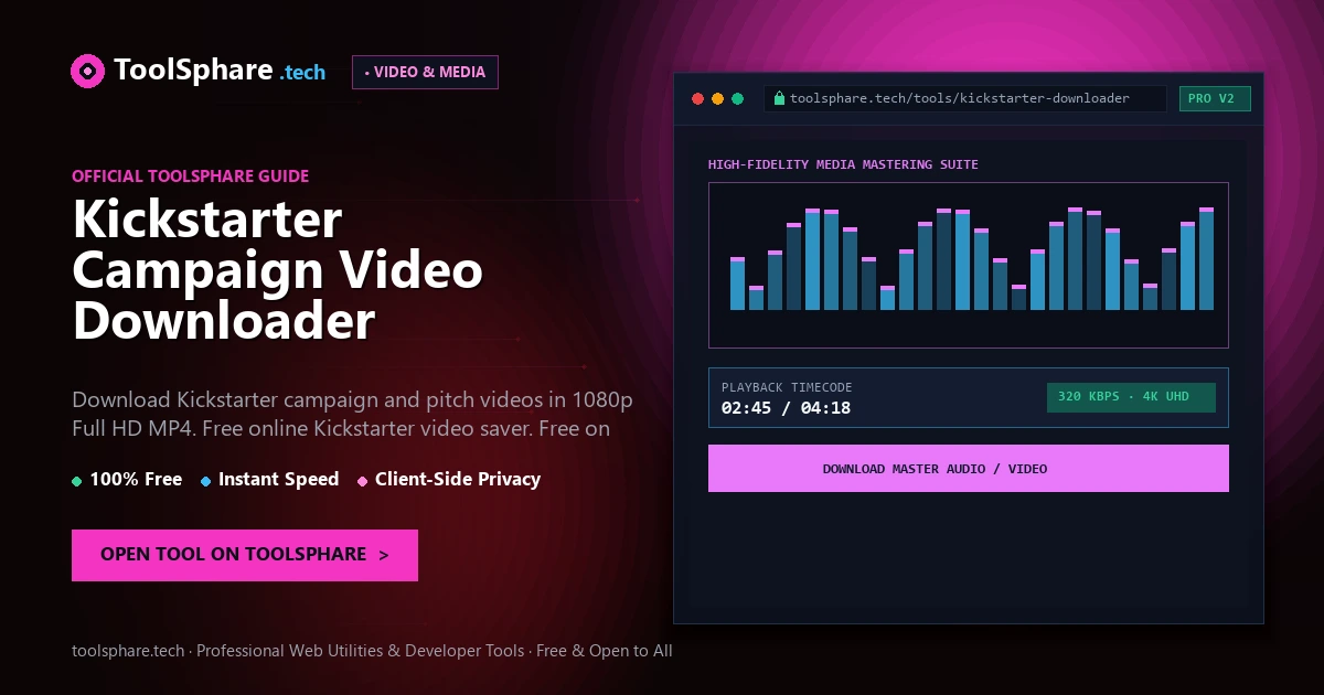 Kickstarter Campaign Video Downloader: free online guide
