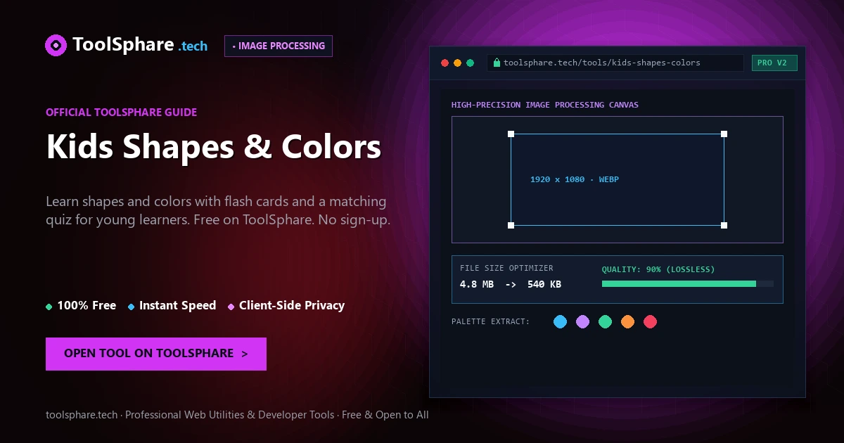 Kids Shapes & Colors: free online guide