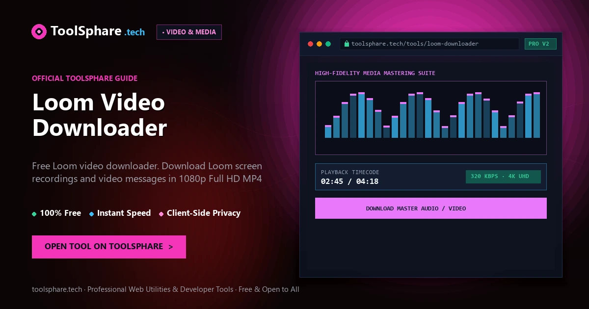Loom Video Downloader: free online guide