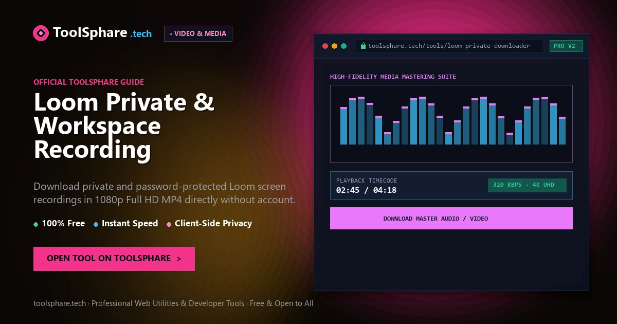 Loom Private & Workspace Recording Downloader: free online guide