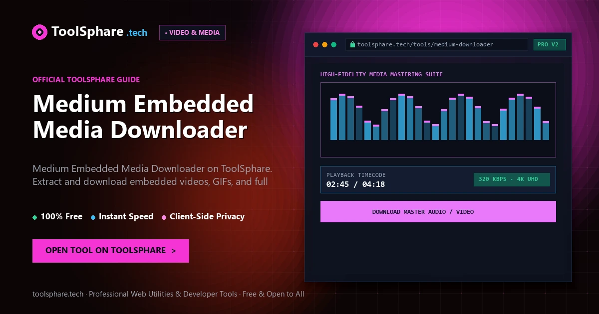 Medium Embedded Media Downloader: free online guide