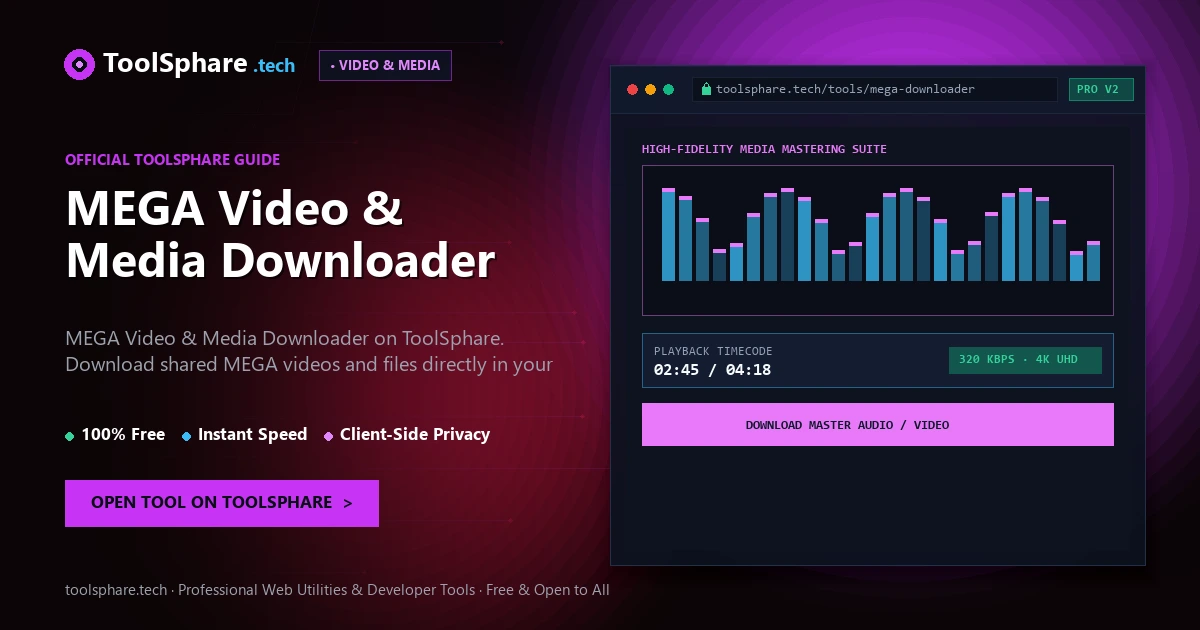 MEGA Video & Media Downloader: free online guide