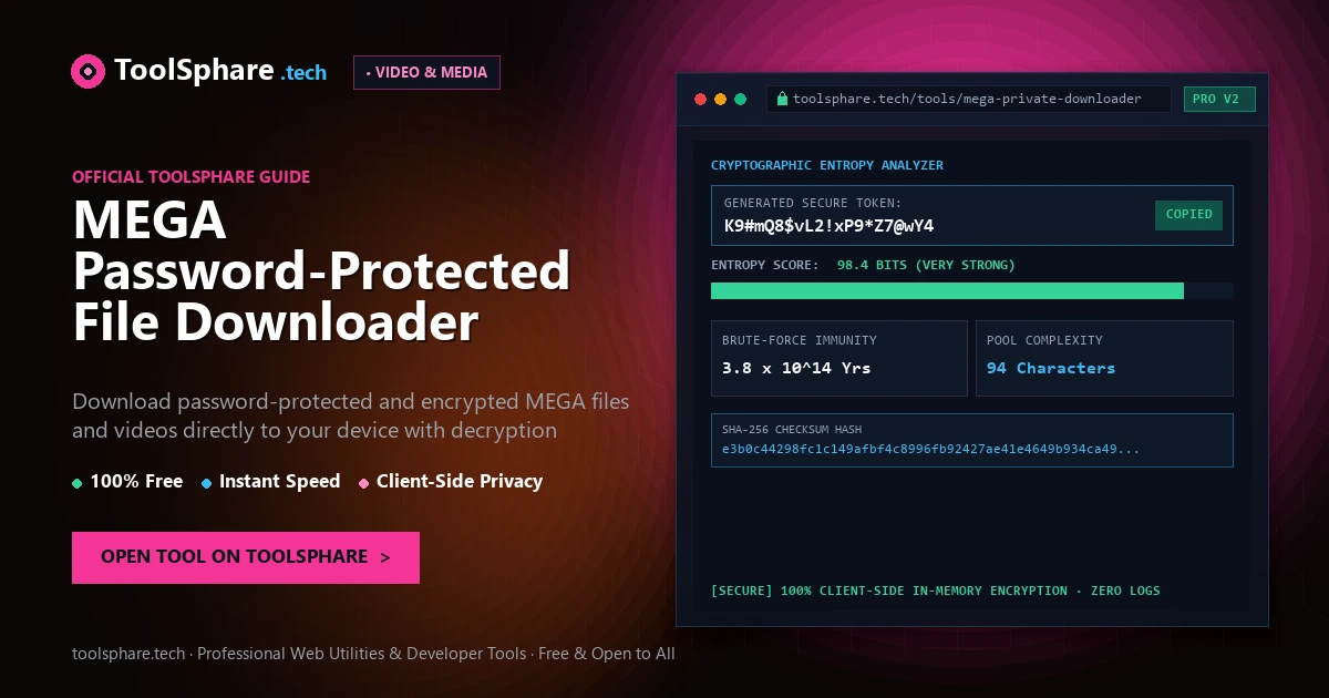MEGA Password-Protected File Downloader: free online guide