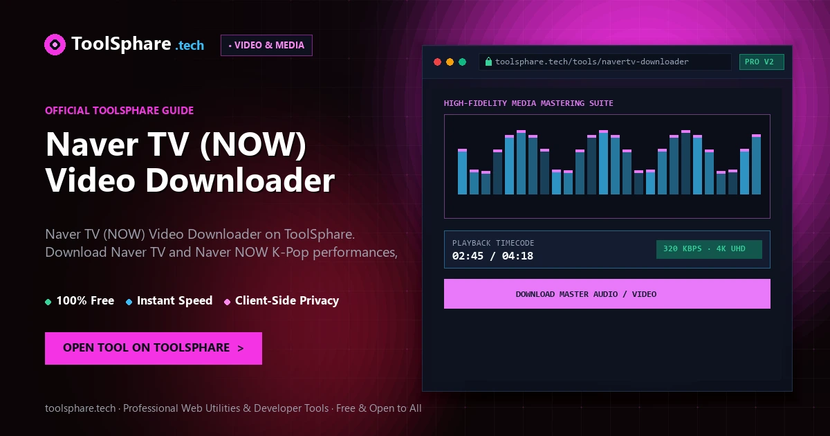 Naver TV (NOW) Video Downloader: free online guide