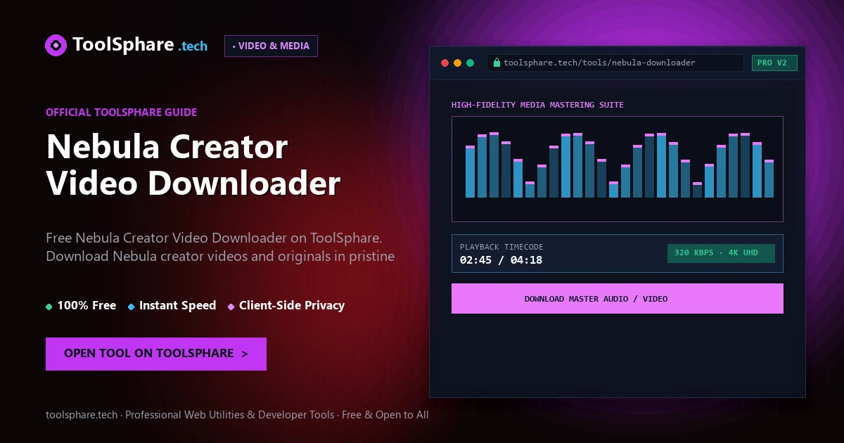 Nebula Creator Video Downloader: free online guide - ToolSphare Guide