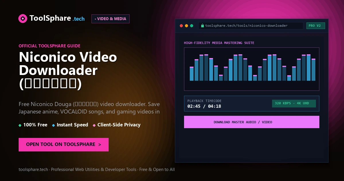 Niconico Video Downloader (ニコニコ動画): free online guide