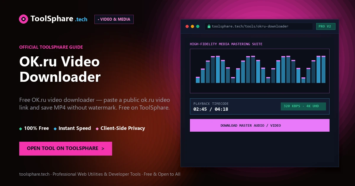 OK.ru Video Downloader: free online guide - ToolSphare Guide