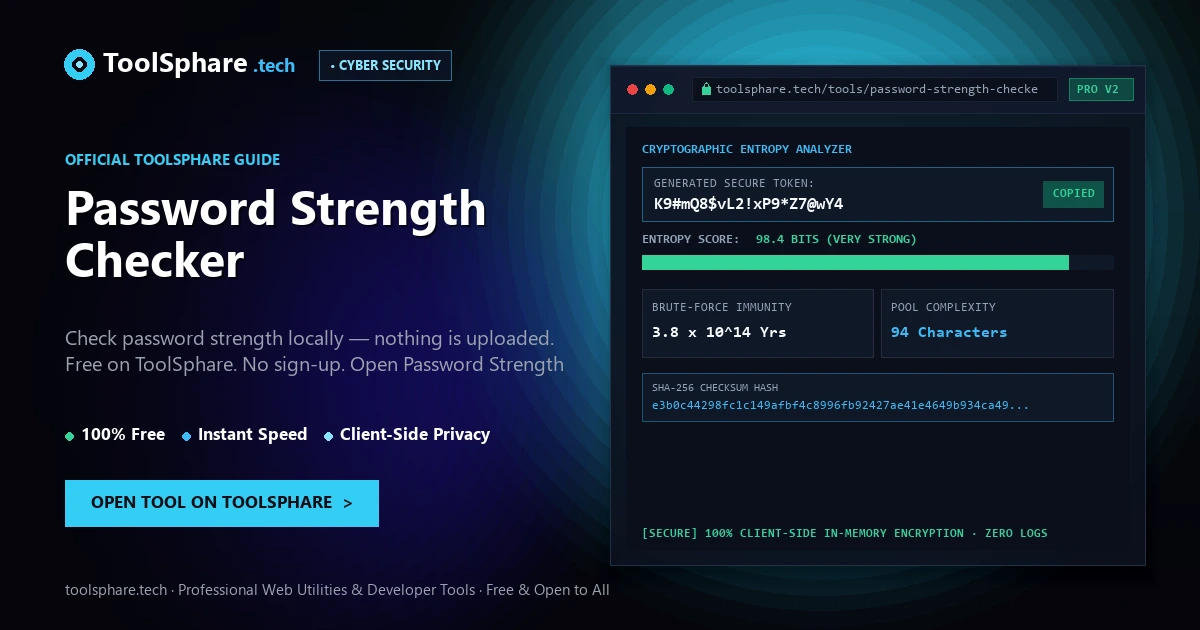 Password Strength Checker: free online guide