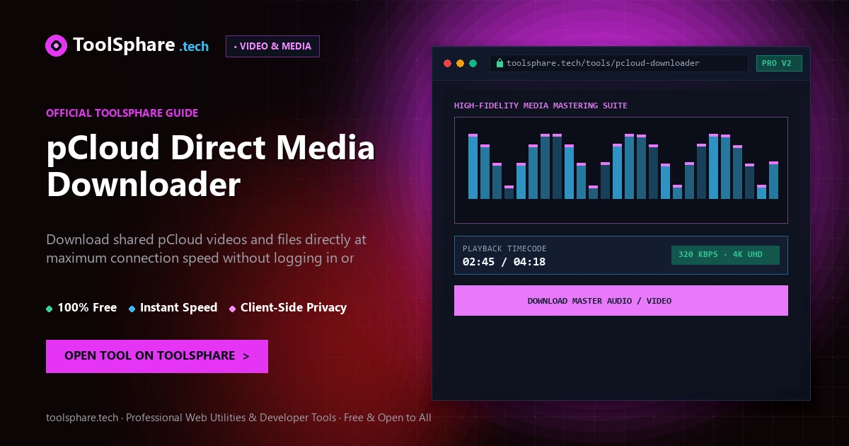 pCloud Direct Media Downloader: free online guide