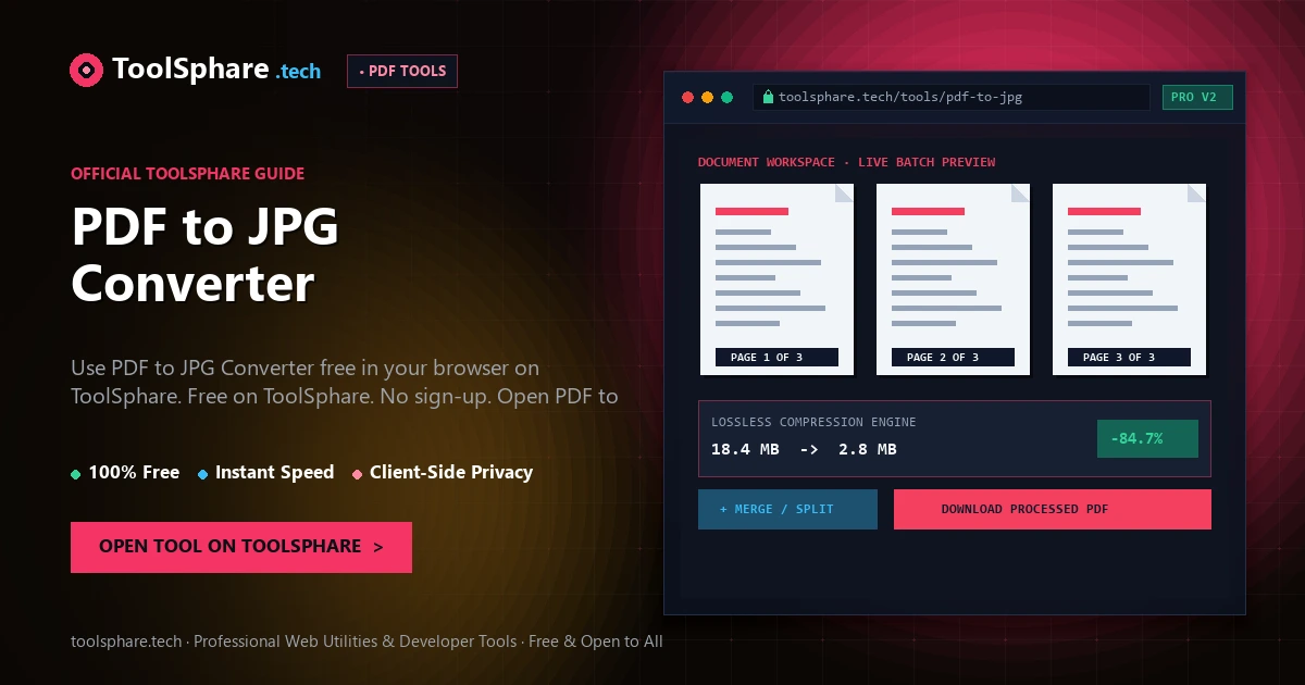 PDF to JPG Converter: free online guide