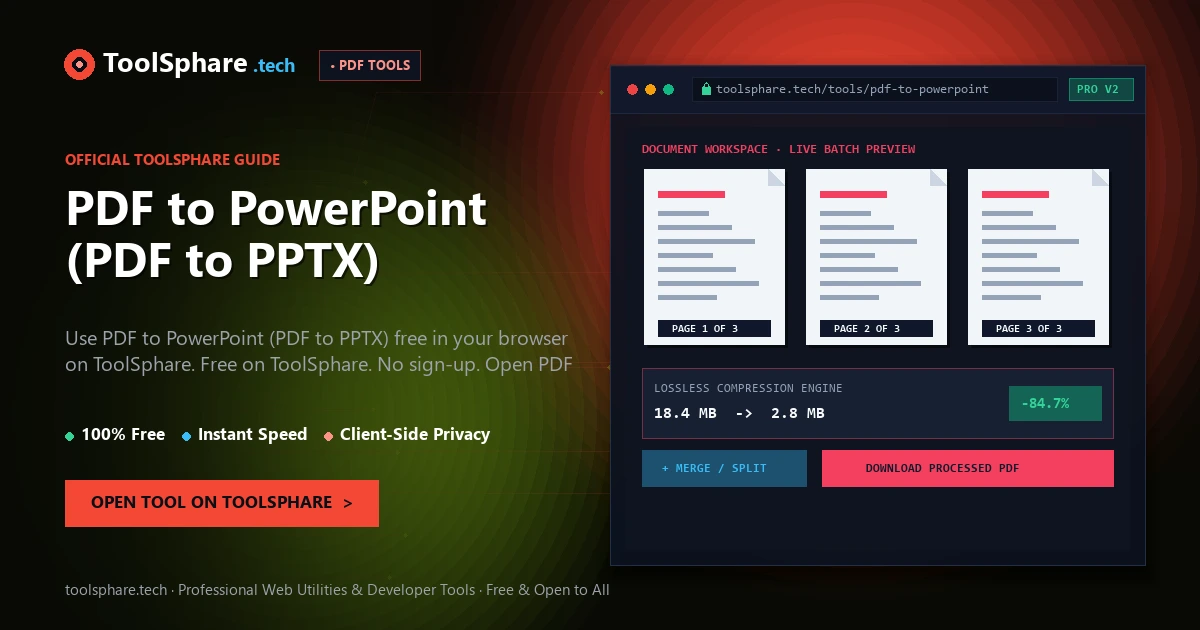 PDF to PowerPoint (PDF to PPTX): free online guide