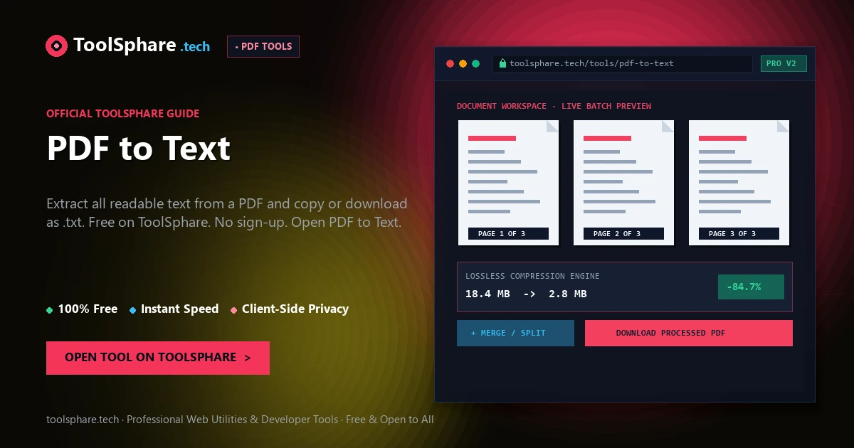 PDF to Text: free online guide